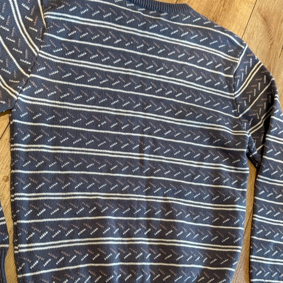 Vintage Tournament by Arrow Geometric Knit Sweater Men's Large - Picture 9 of 9